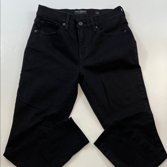 Lucky Brand Black Mid Rise Skinny Ava Women’s Stretch DenimSz 8 - Picture 1 of 10